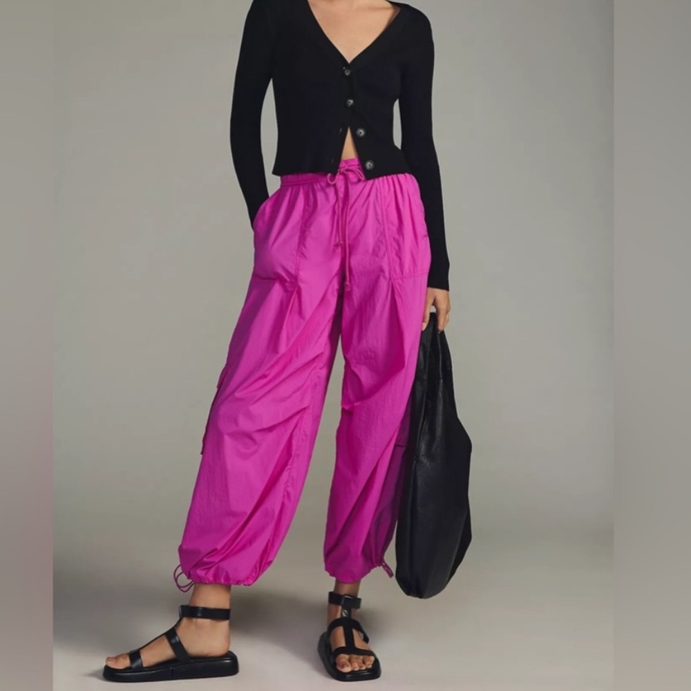 Anthropologie Baggy Pants S Purple
